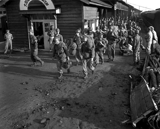 Elements of TF Smith arrive at Taejon on July 2nd. Source: www.nj.gov