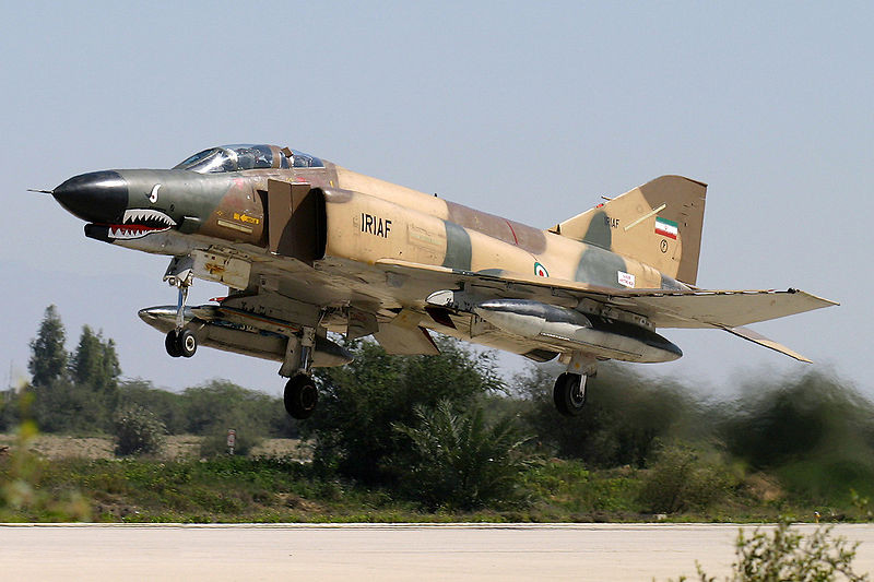 An IRIAF Phantom prepares to land. Though many purges occurred following the revolution in Iran, Iran has successfully maintained its fleet of Phantoms for several decades.