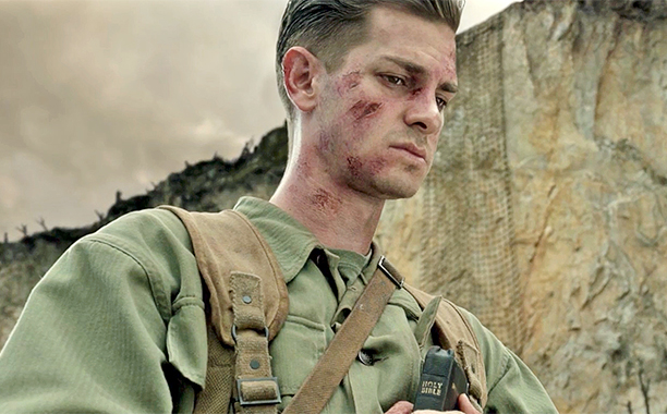 James Garfield stars as Desmond Doss.