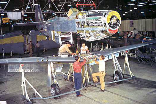 P-51D production line. Source: Wikipedia.