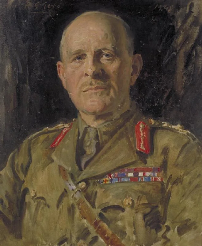 Lord Field Marshal John Gort's official portrait. Despite Gort's difficult situation as commander of the BEF, he would come under heavy criticism as having perceived to have abandoned the French. Gort would later serve in the Mediterranean as Governor of Gibraltar, as the Governor of Malta, and lastly in the position of High Commissioner for Palestine and Transjordan. Photo: Wikipedia.