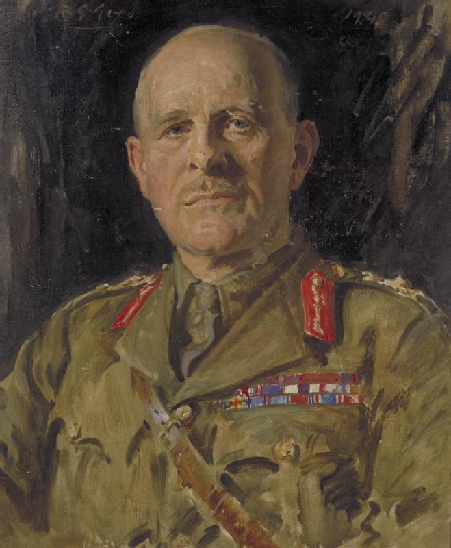 LORD FIELD MARSHAL JOHN GORT'S OFFICIAL PORTRAIT. DESPITE GORT'S DIFFICULT SITUATION AS COMMANDER OF THE BEF, HE WOULD COME UNDER HEAVY CRITICISM AS HAVING PERCEIVED TO HAVE ABANDONED THE FRENCH. GORT WOULD LATER SERVE IN THE MEDITERRANEAN AS GOVERNOR OF GIBRALTAR, AS THE GOVERNOR OF MALTA, AND LASTLY IN THE POSITION OF HIGH COMMISSIONER FOR PALESTINE AND TRANSJORDAN. PHOTO: WIKIPEDIA.