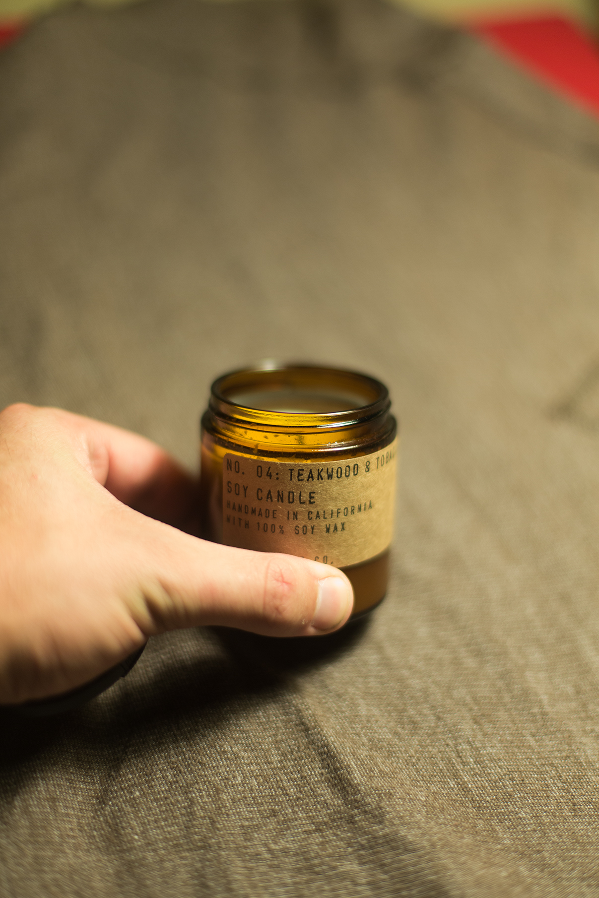 Corey - 8/4 - Teakwood & Tobacco Soy Candle from P.F. Candle Co.