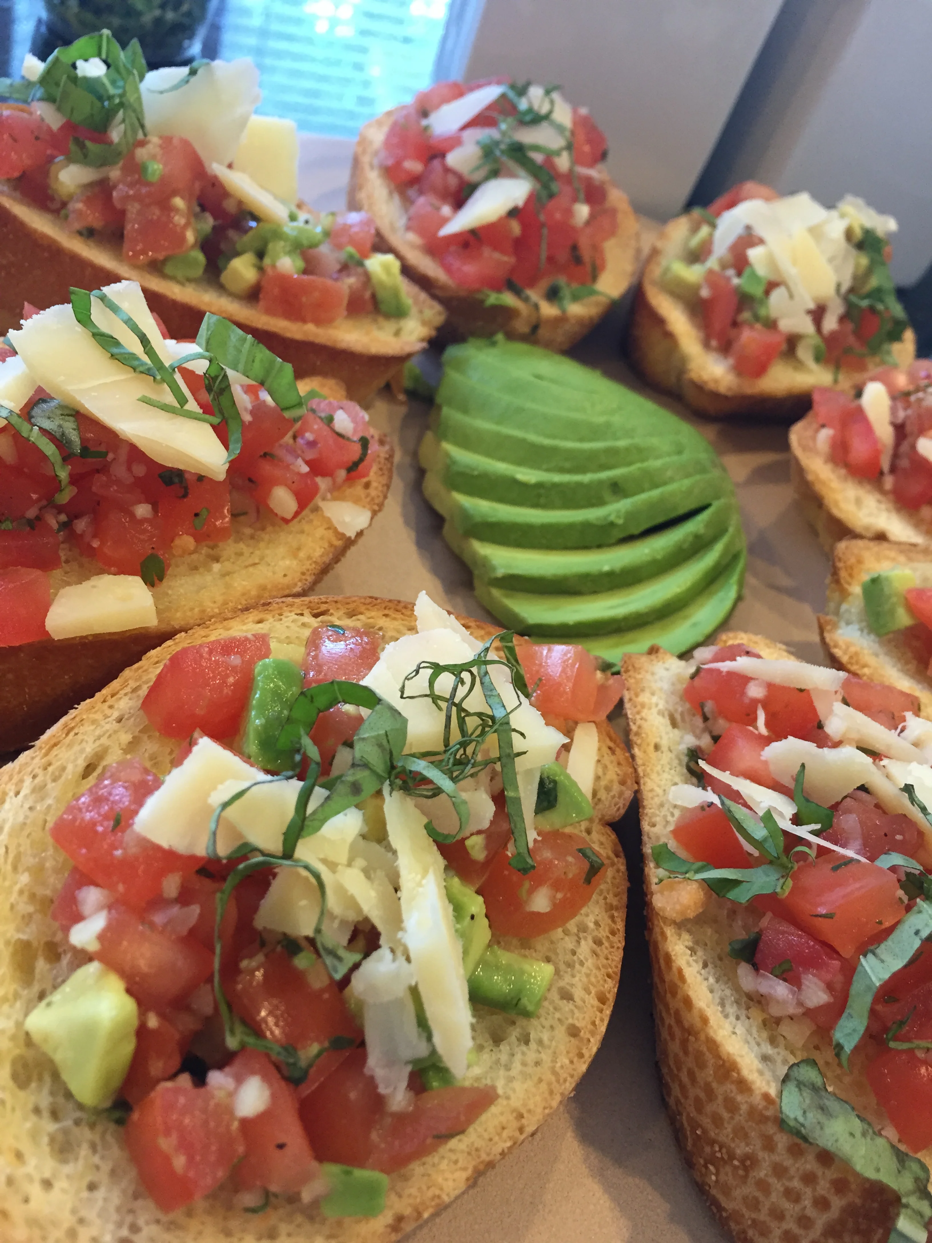Avocado Bruschettas