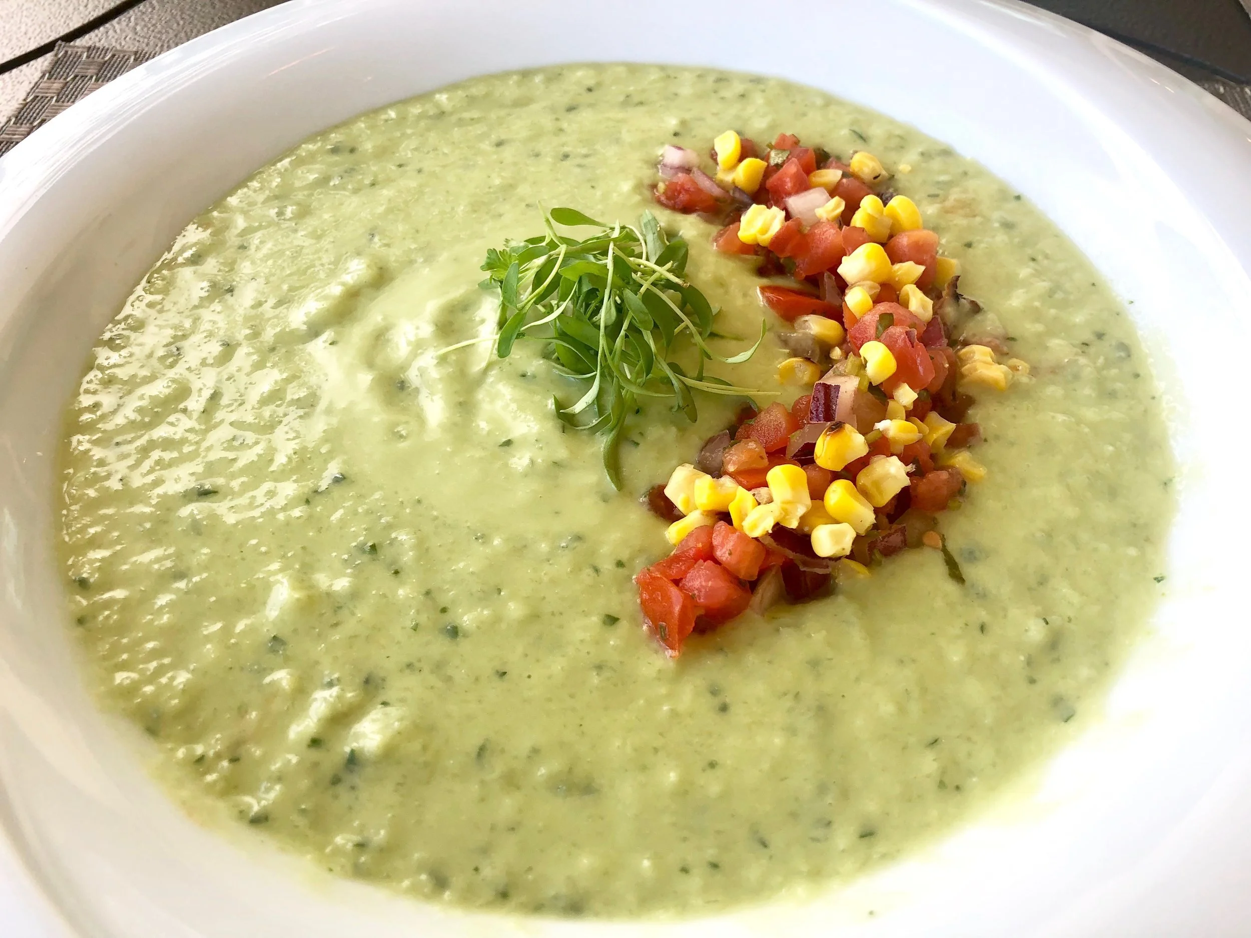 Cucumber-Avocado Gazpacho 