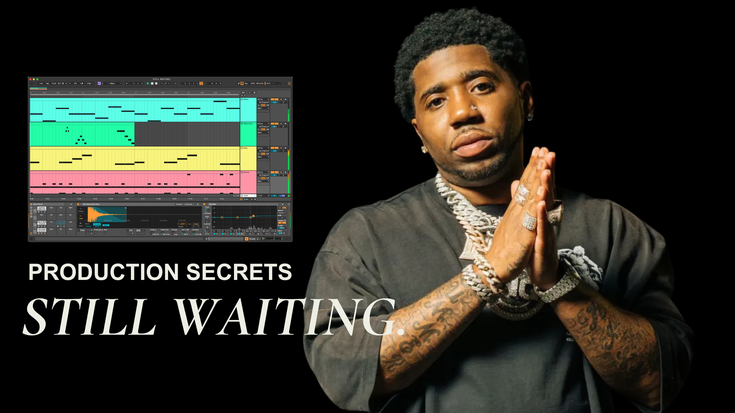 Young Thug, YFN Lucci “STILL WAITING.” Remake Project File for Ableton Live 12