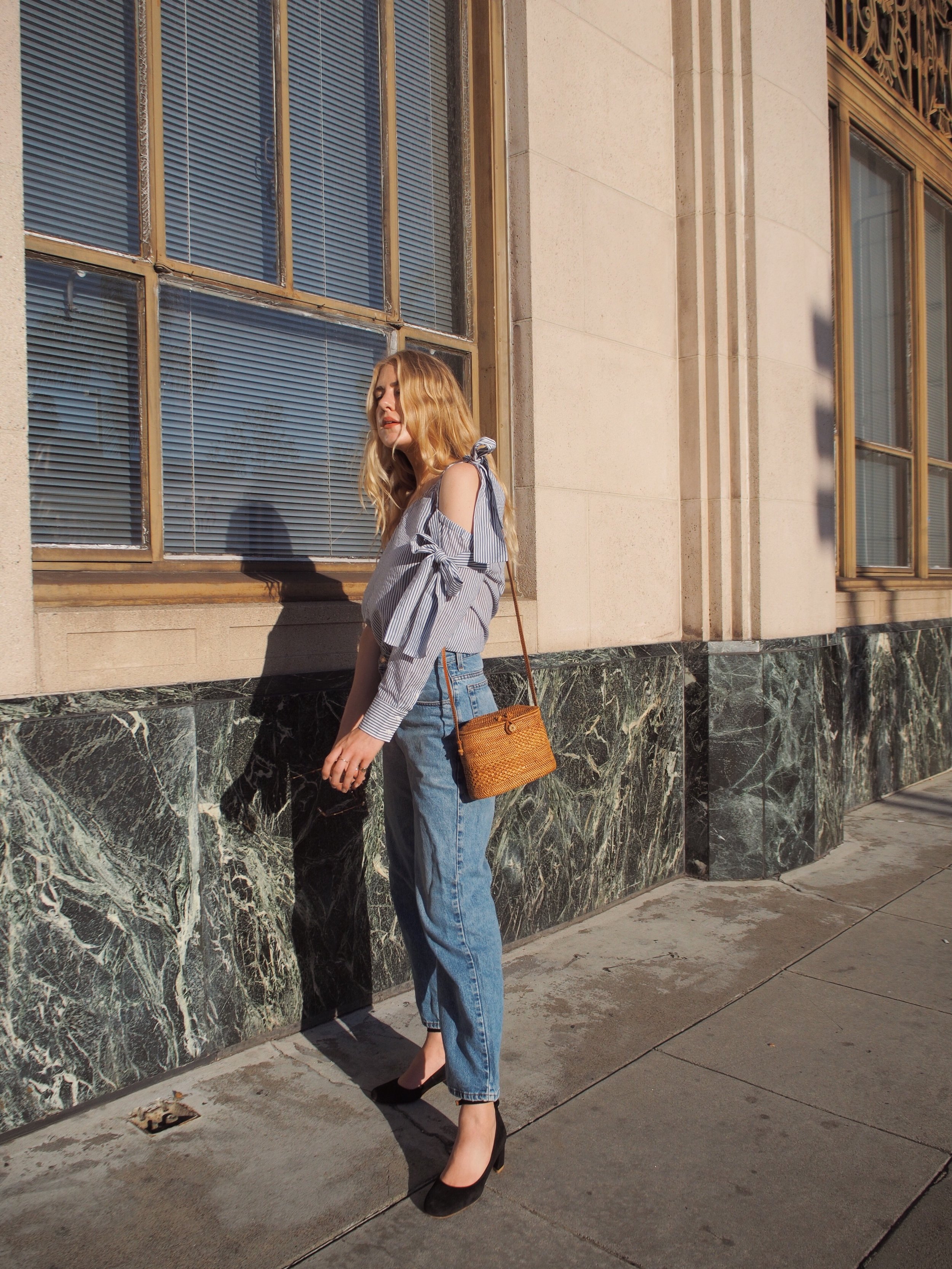 One Shoulder Blouses For A Day In The City — TAYLR ANNE