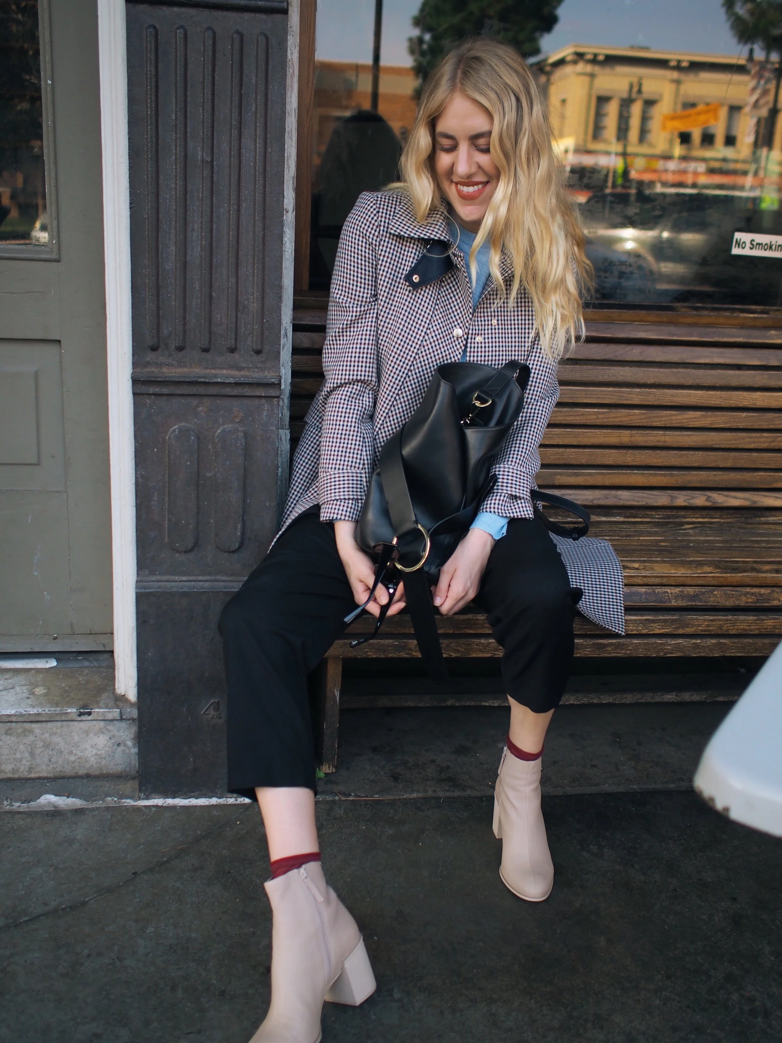 The Best Gingham Coat and Bucket Bag for Fall 