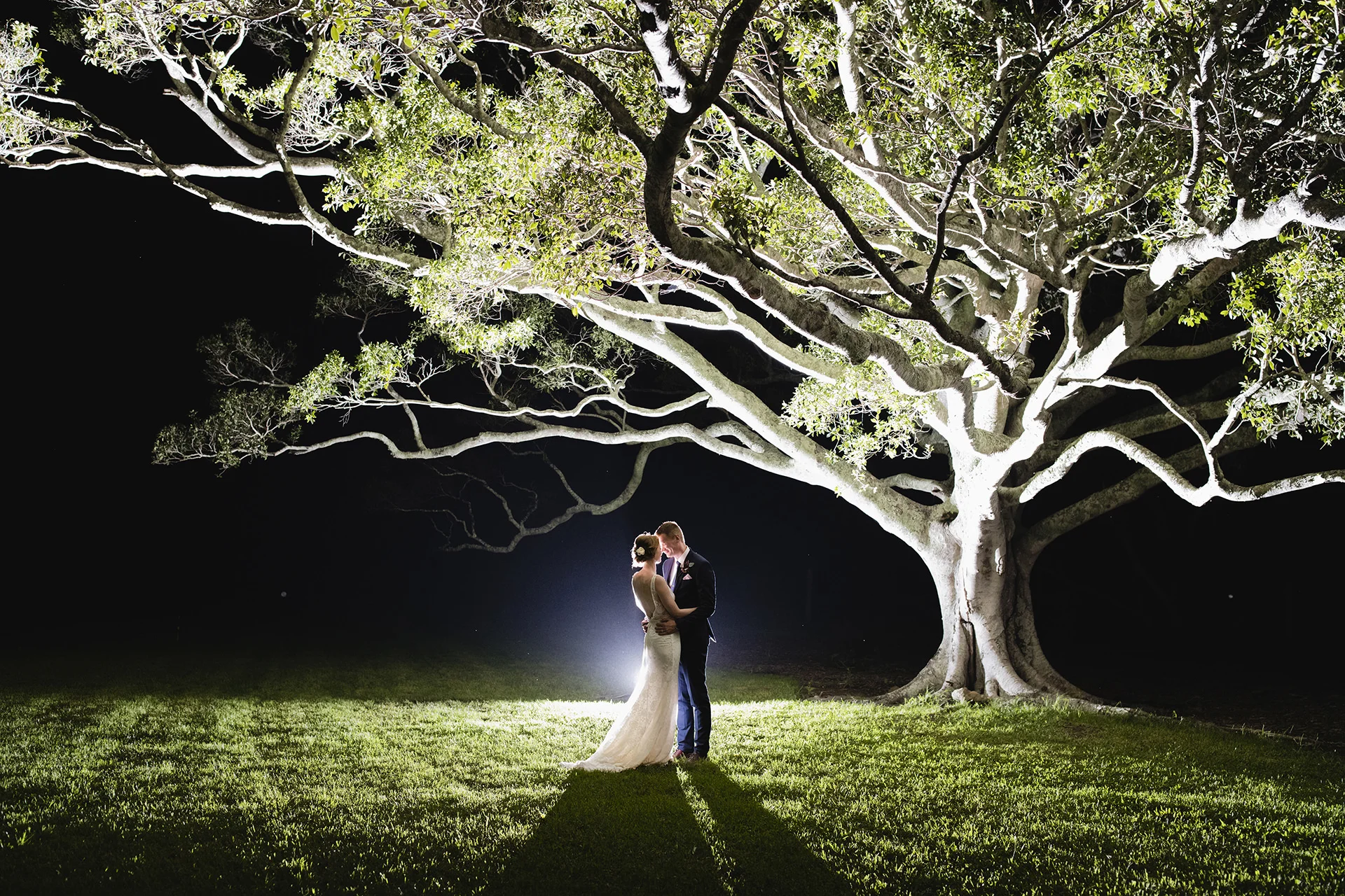 Brisbane wedding photographers - night photos