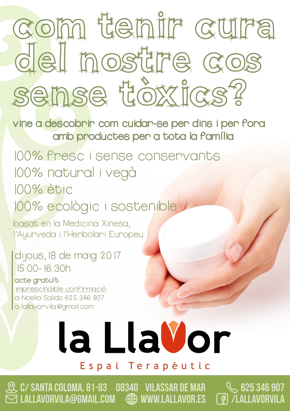 cosmètica natural lliure de tòxics