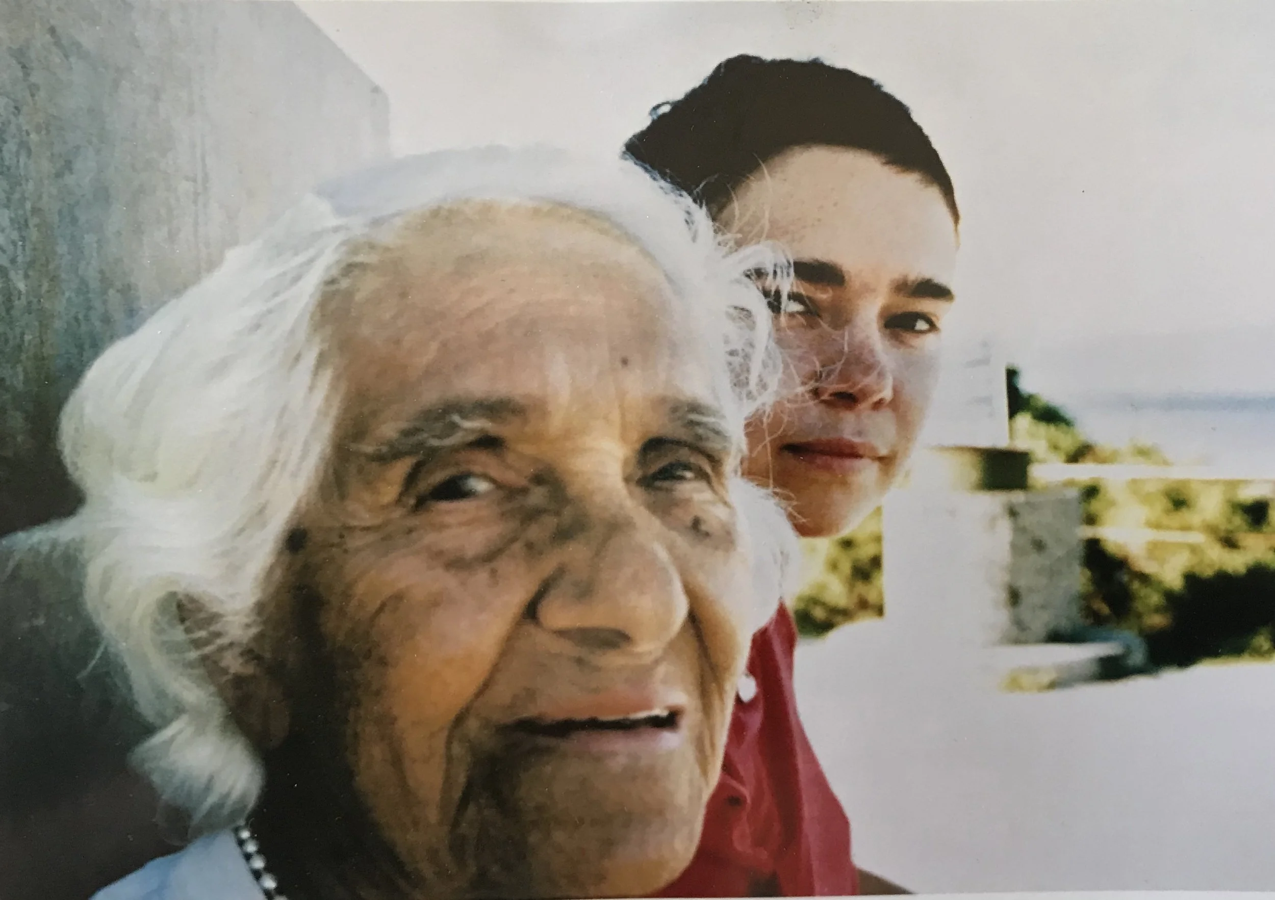 Nan and Ali, Fowlers Bay 1998, family photo. Courtesy Ali Gumillya Baker