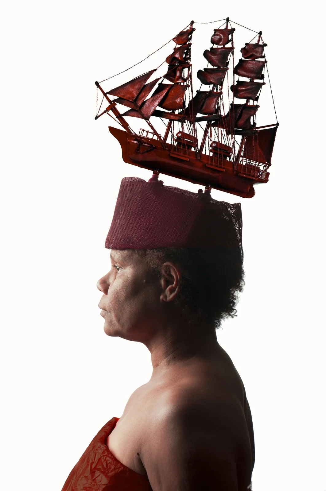 Ali Gumillya Baker, Sovereign Fleet Red , 2013, archival print. Courtesy the artist.