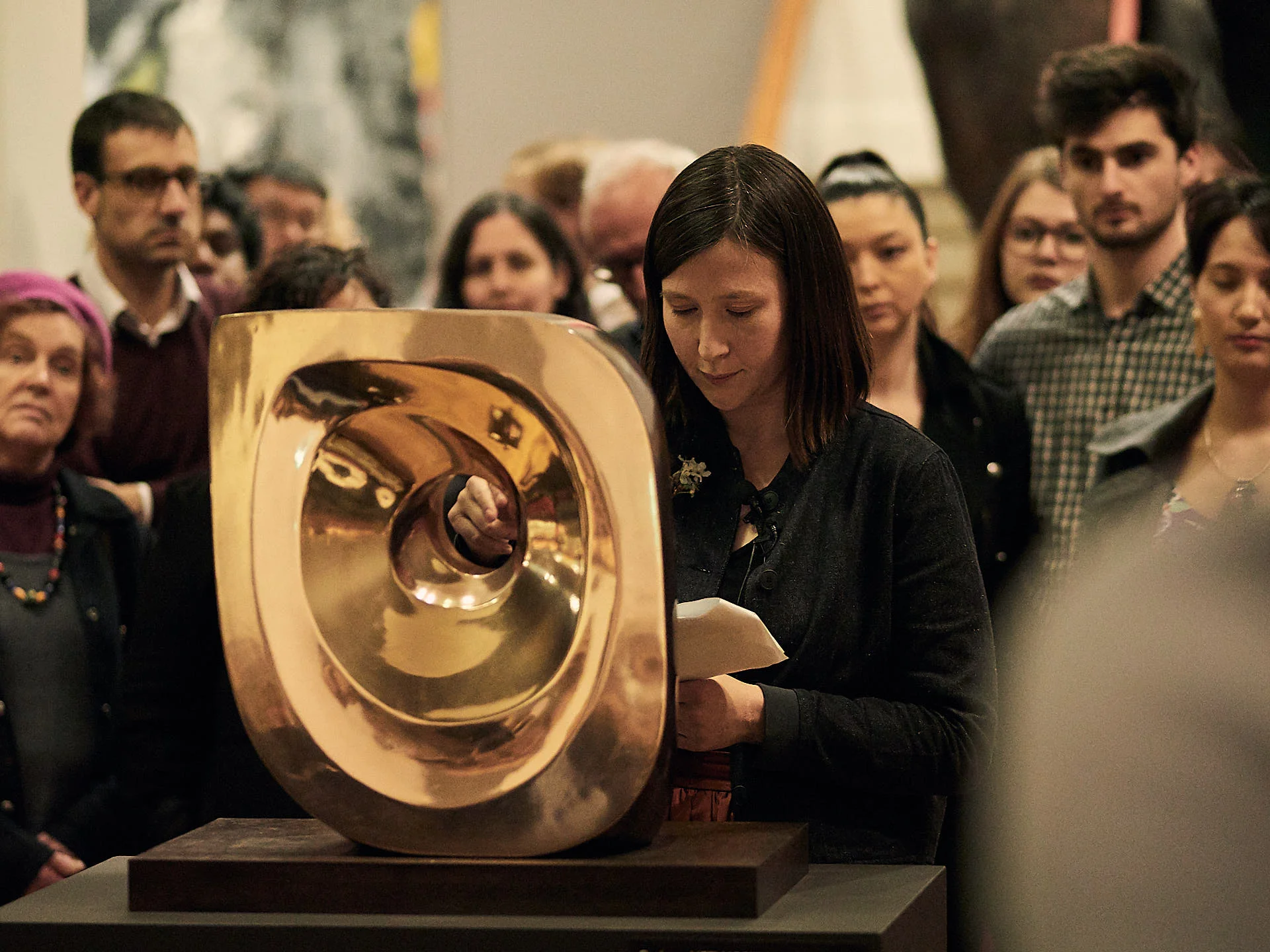 Bridget Currie, fine print live, Melrose Wing, Art Gallery of South Australia, September 2018. Photo by Sam Roberts.