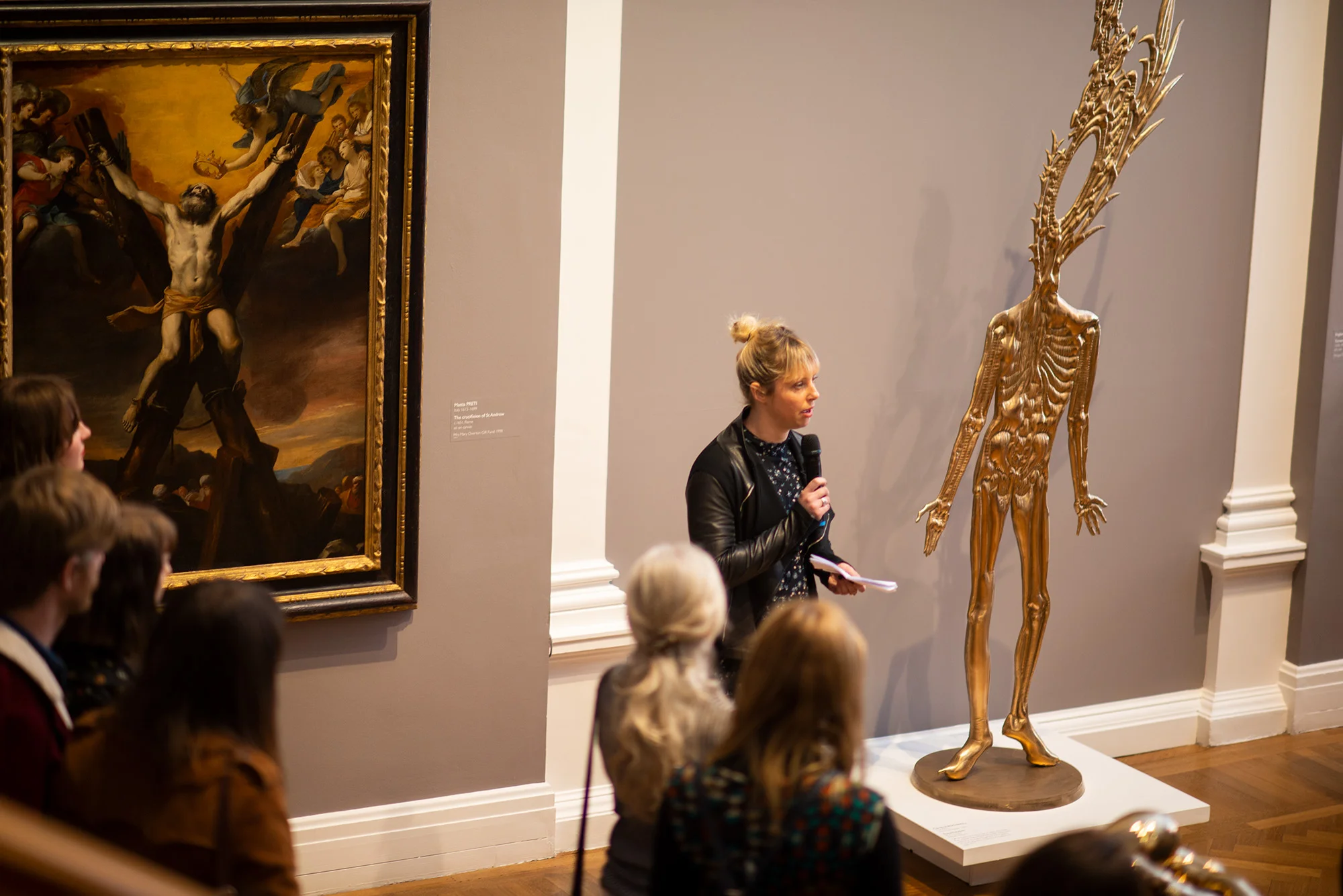 Alice Clanachan, fine print live, Melrose Wing, Art Gallery of South Australia, September 2018. Photo by Nat Rogers.