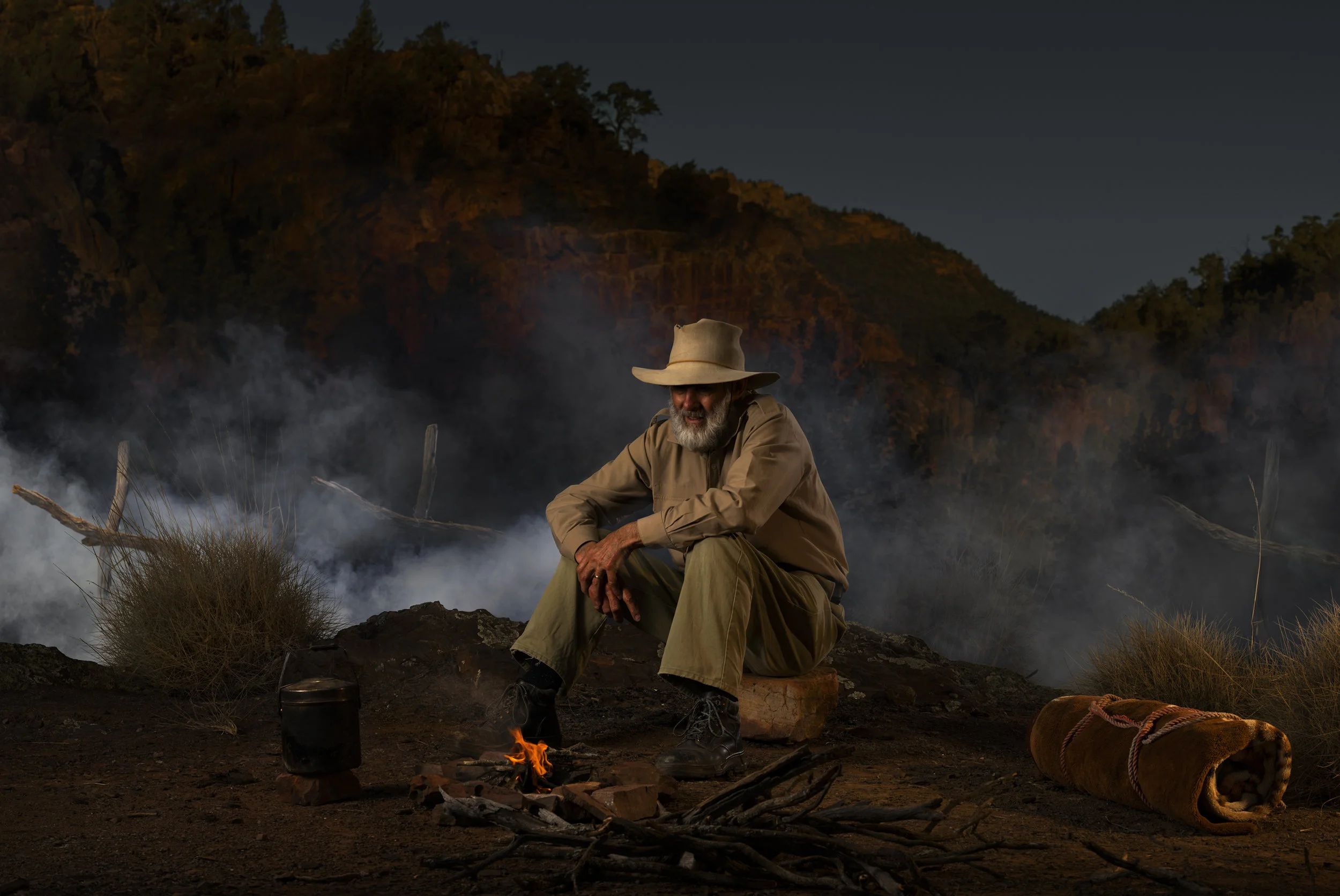 Dave Laslett, The Pioneer , 2018, 125 x 85 cm 2/3, Iilford Gallerie Prestige Smooth Pearl (Satin Lustre) - Deep box frame with Ultra Vue Glass. Courtesy the artist.