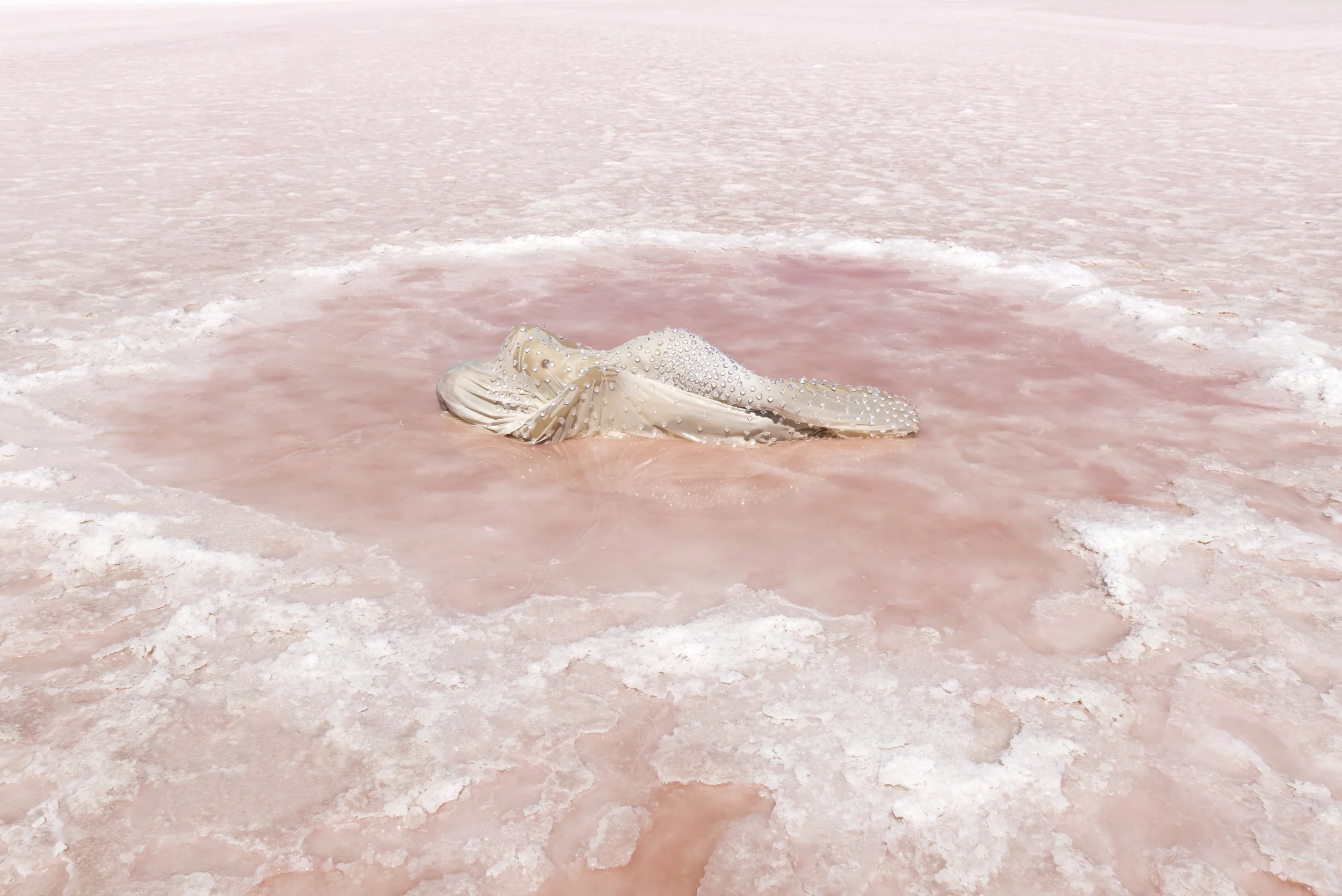 Honey Long & Prue Stent, Salt Pool, 2018, archival pigment print, 106 x 159 cm. Courtesy the artists and ARC ONE Gallery.