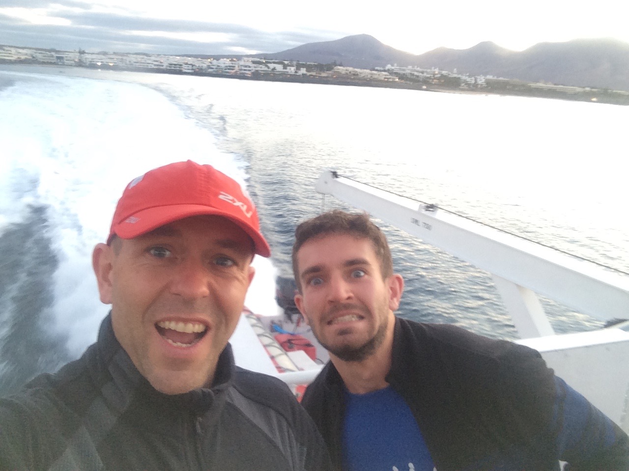 Finally got onto the Ferry for the quick skip to Fuerte