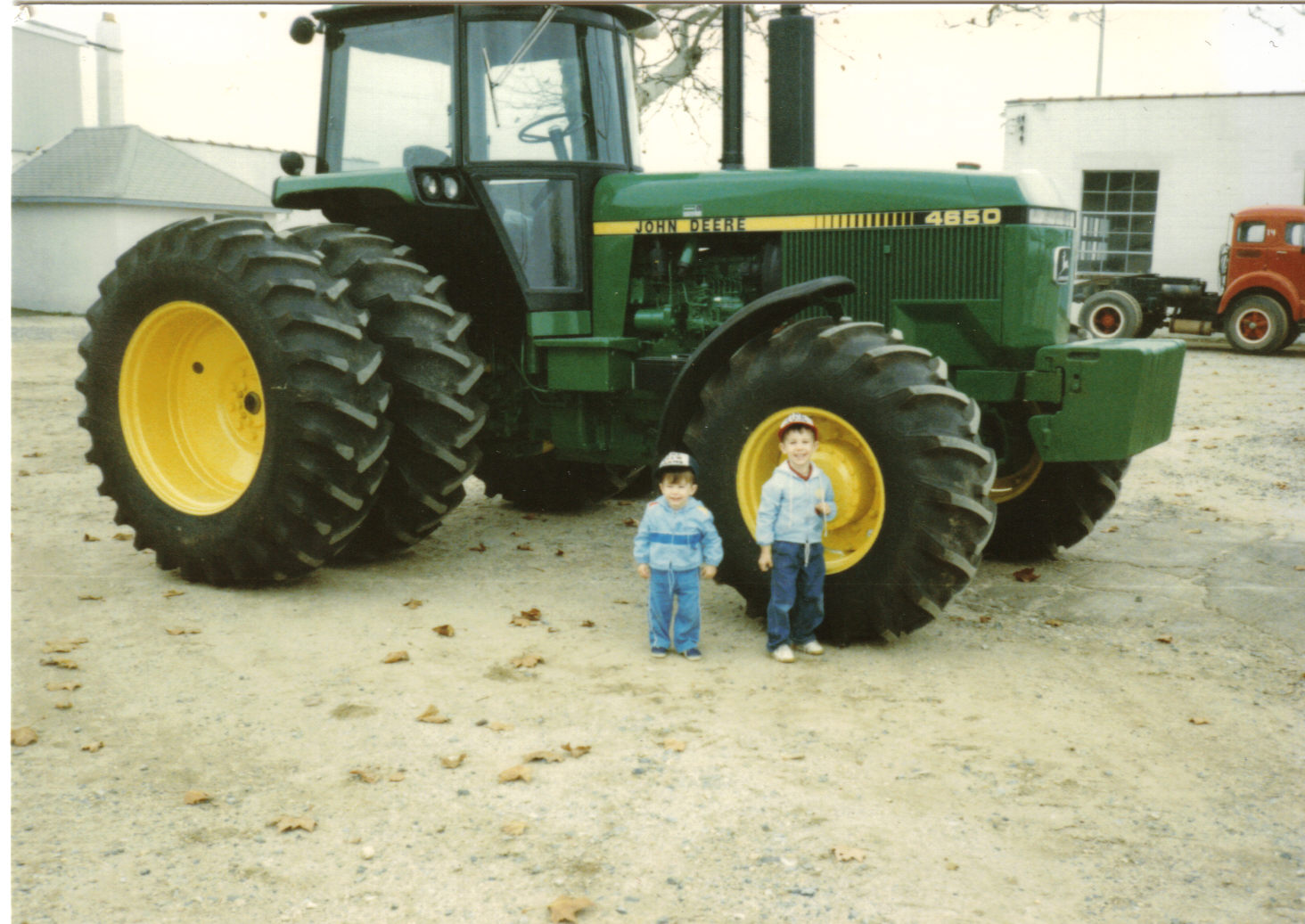  George and John Jr in 1986 