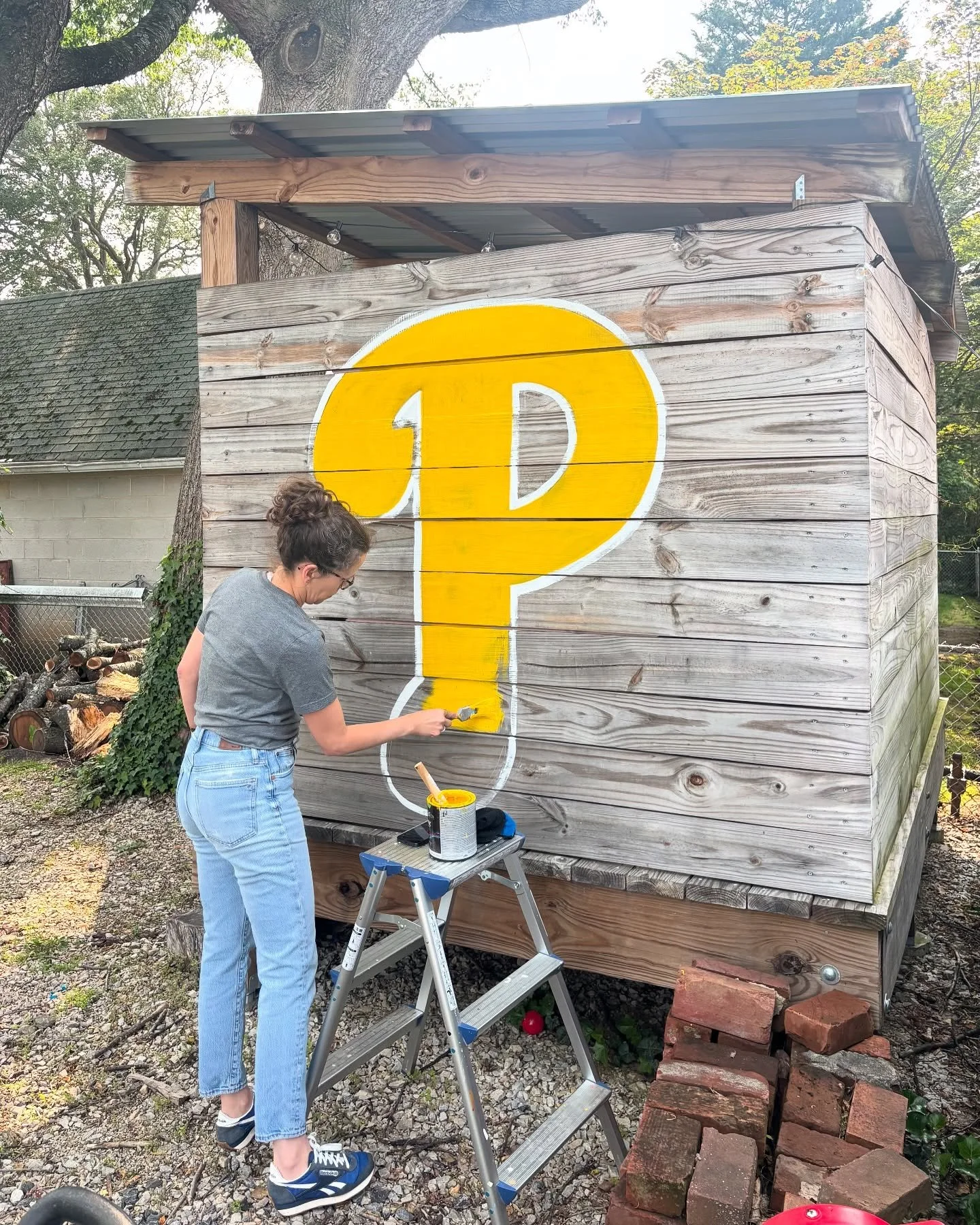 96/100 Yellow Phillies P before I do the coat of red. This rain has been getting in my way. #gophils even though this series was trash! 

#yellowbeforered