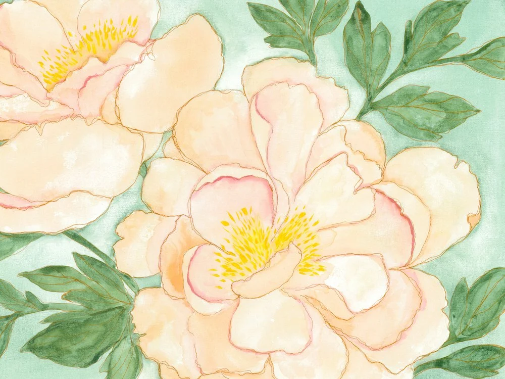 Peony in Peach