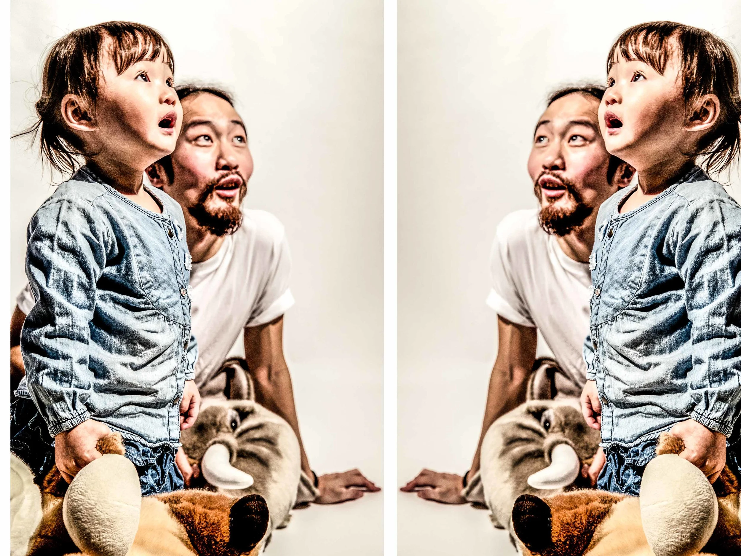Mirrored Portraits of Bluedy Wong, Hairstylist at Hair Culture Ltd (HK) (W/ Greta Wong)