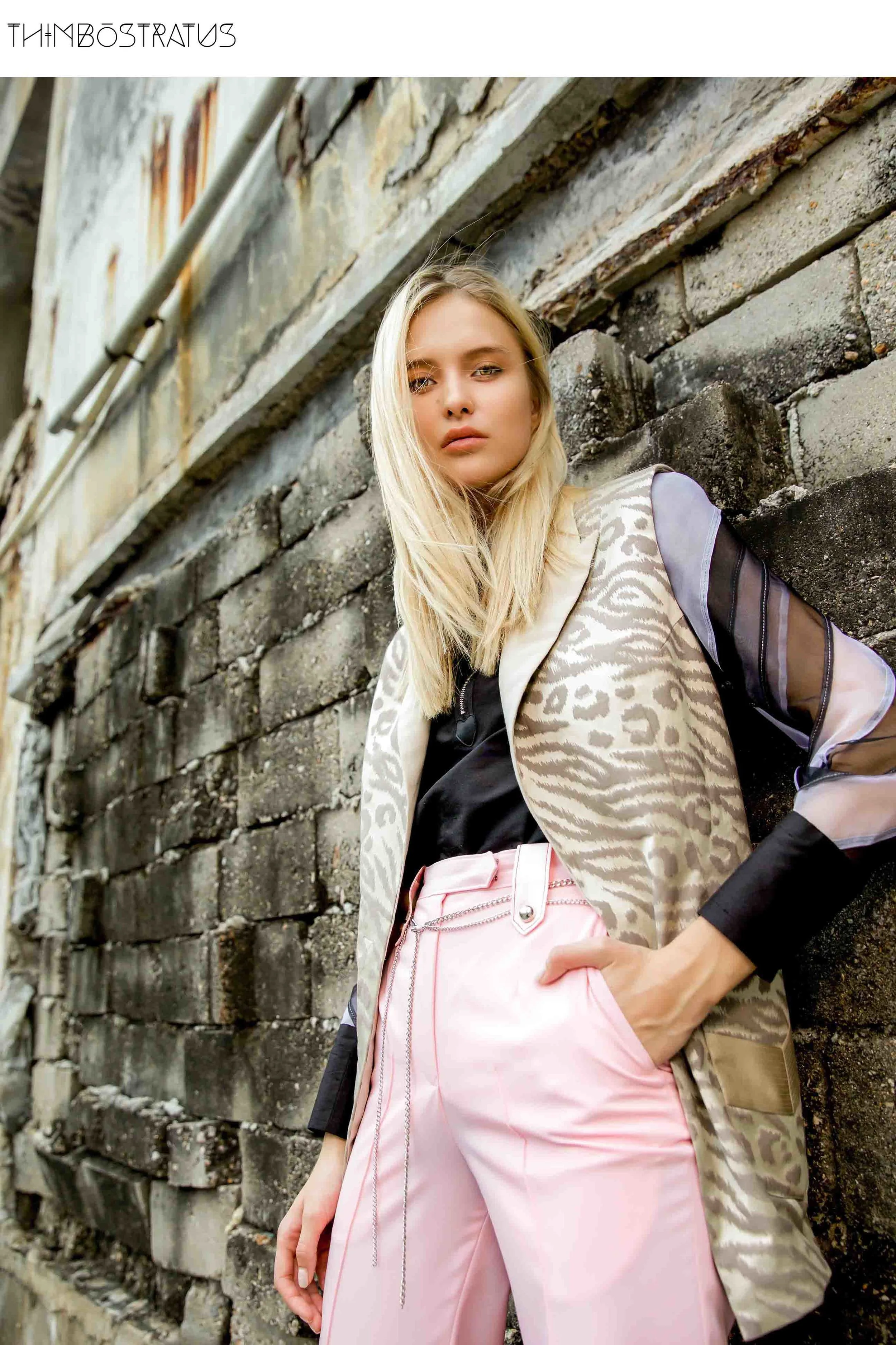 Portrait of Yana Vilka for Thimbostratus Campaign SS16