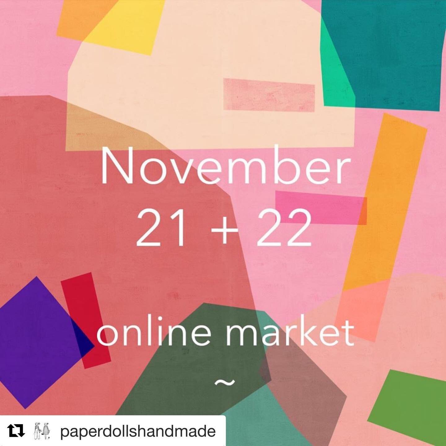 Getting excited for the @paperdollshandmade online Christmas market 21st &amp; 22nd November