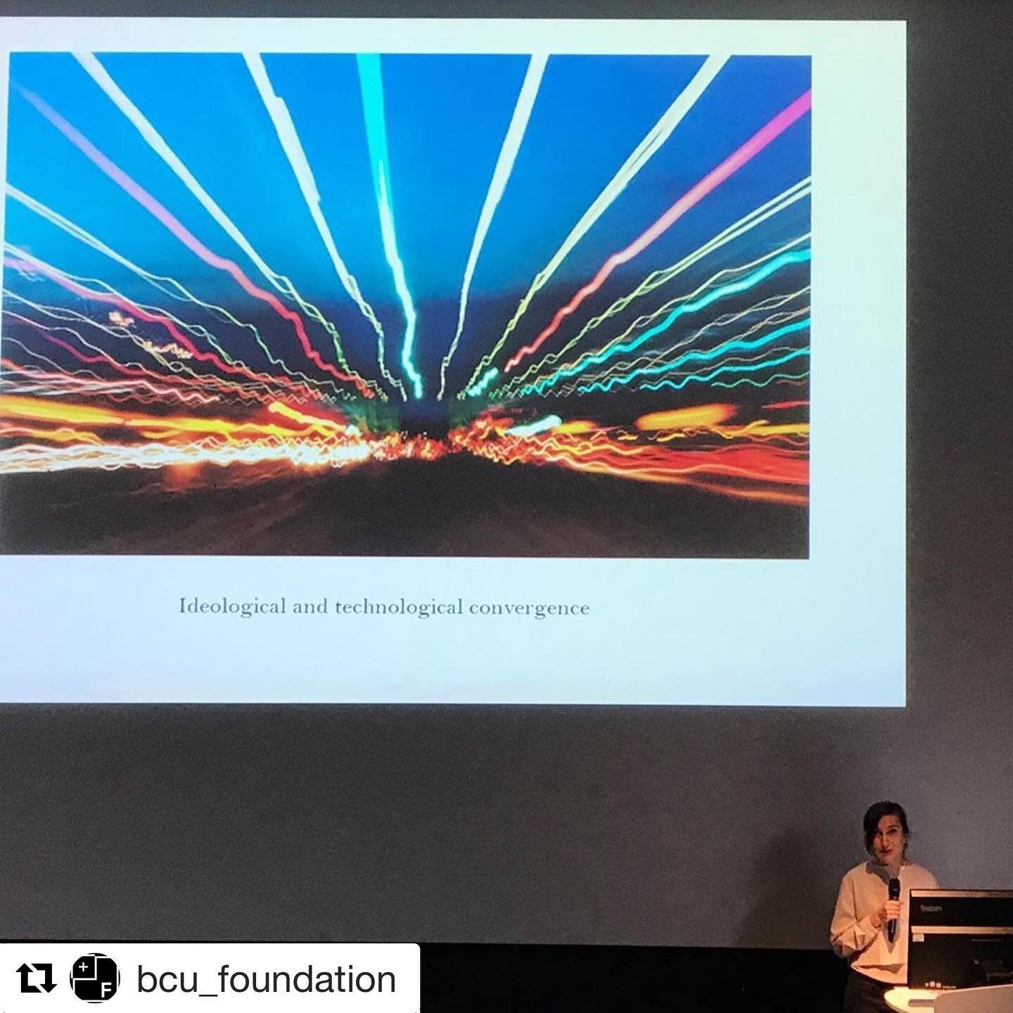 @bcu_foundation Professor Kate Fletcher discussing &ldquo;Fashion, the growth logic, the craft of use and stories of change&rdquo;. An inspiring talk, covering how students and designers can grow an ecological ideology and cultivate the capacity to c