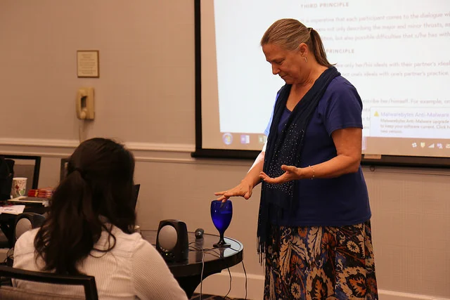  Director of Education Rebecca Mays during the Alumni TIES workshop in July.