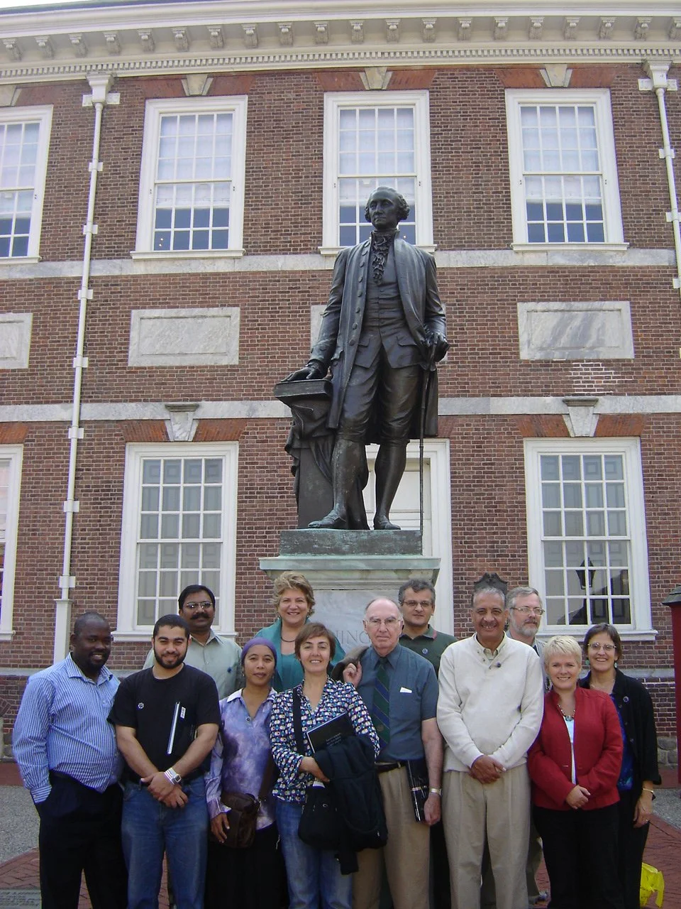 Fulbright group visiting Independence Hall.jpg