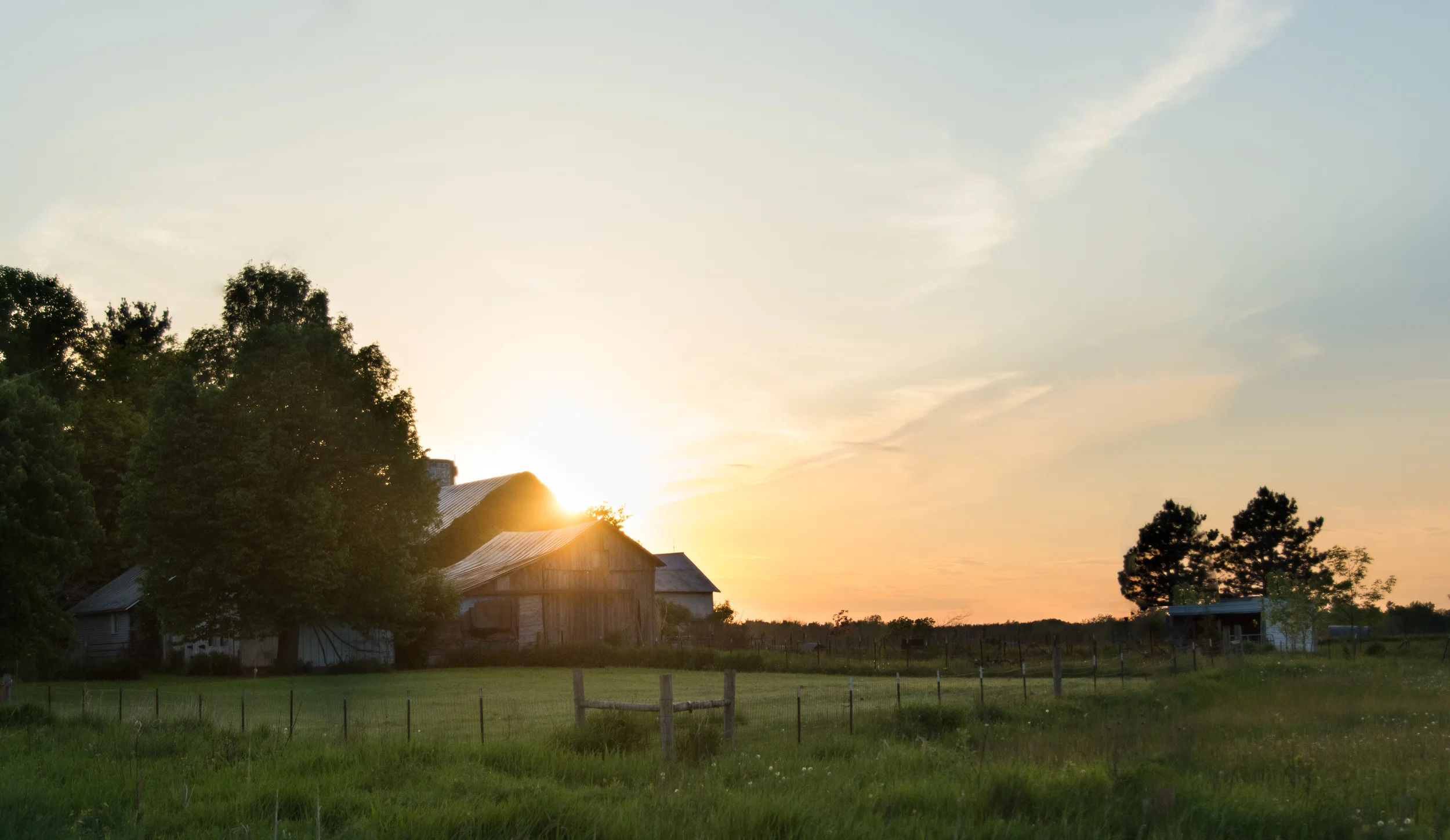 SUNSET BARN
