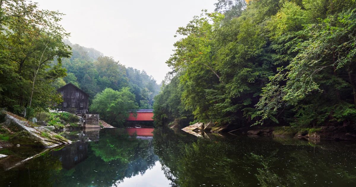 MCCONNELLS MILL - MILL & BRIDGE
