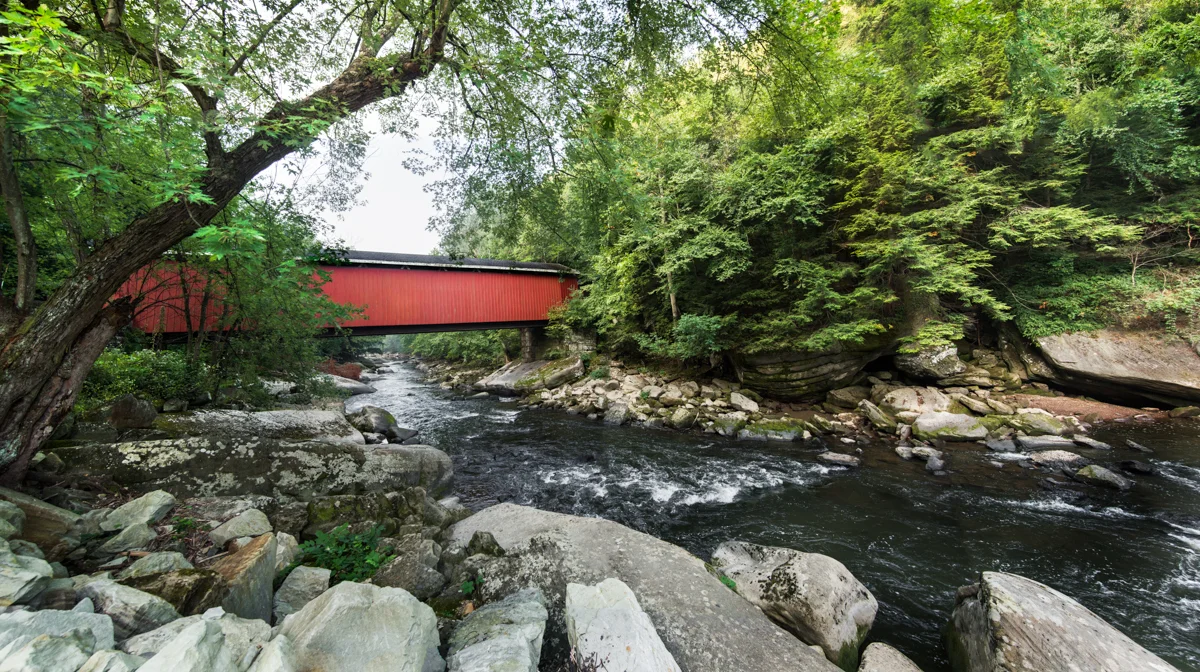 MCCONNELLS MILL - MILL & CREEK