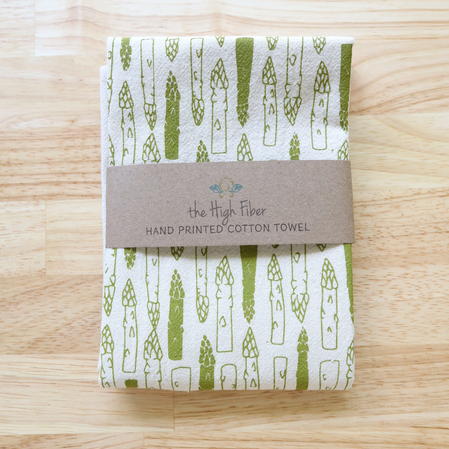 Asparagus Kitchen Towel — The High Fiber