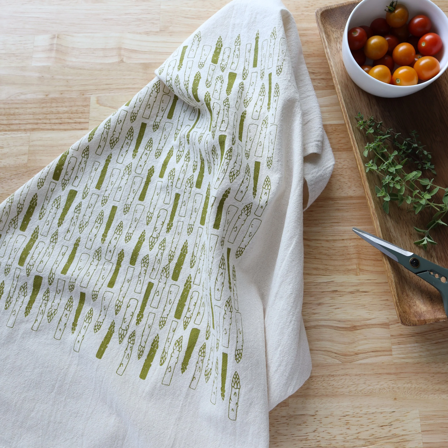 Asparagus Kitchen Towel — The High Fiber