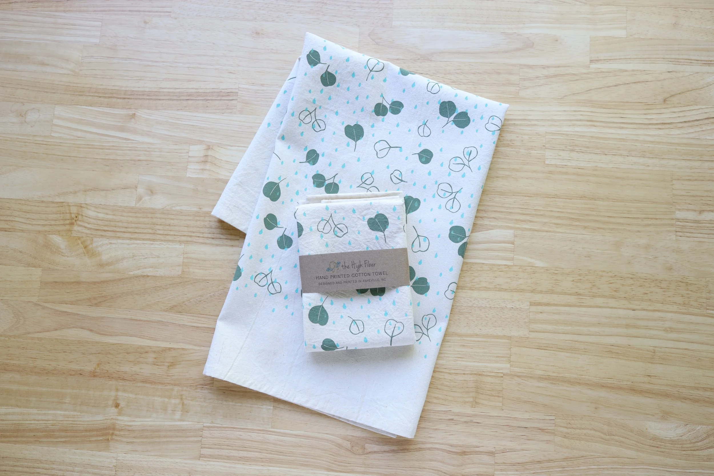 Eucalyptus Seedlings Tea Towel