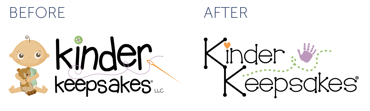 Kinder Keepsakes Logo Redesign