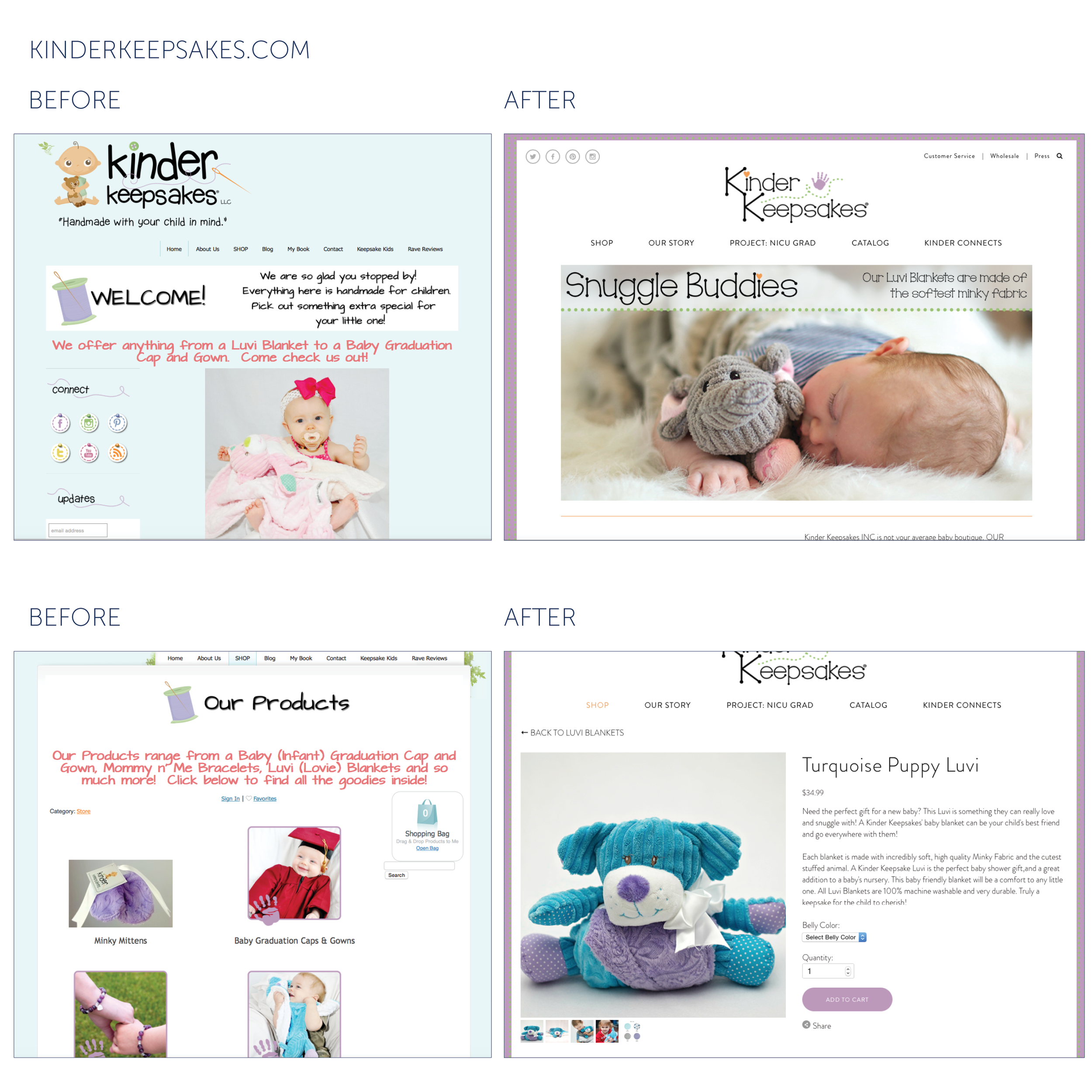 Kinder Keepsakes Rebranding