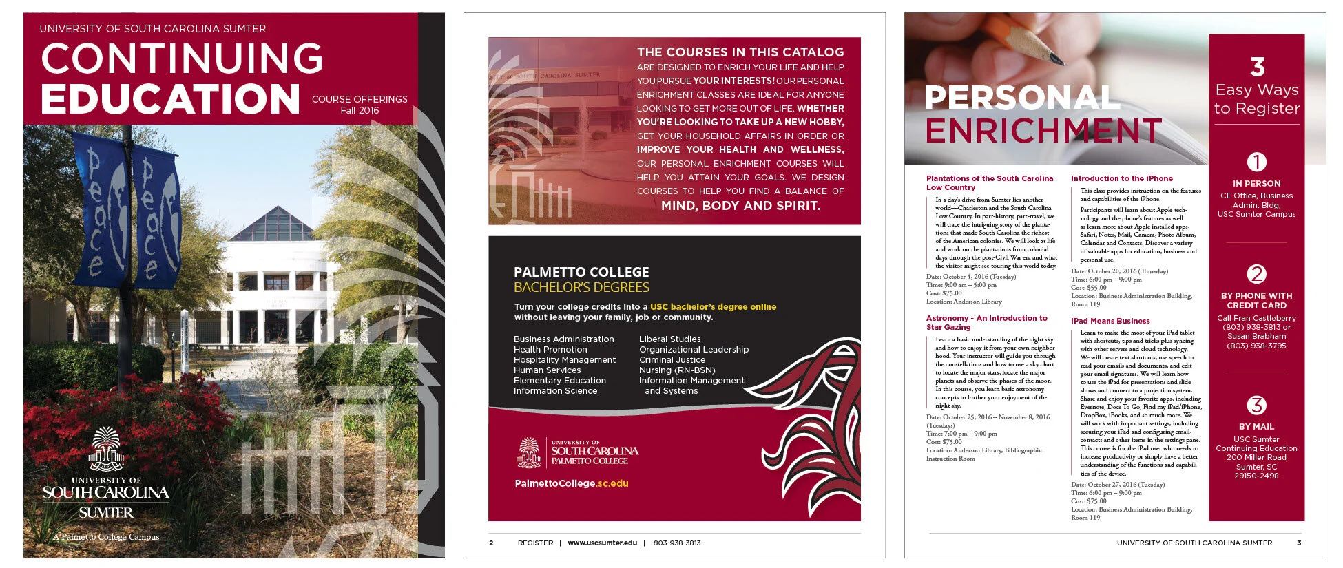 USC Sumter Continuing Education Catalog