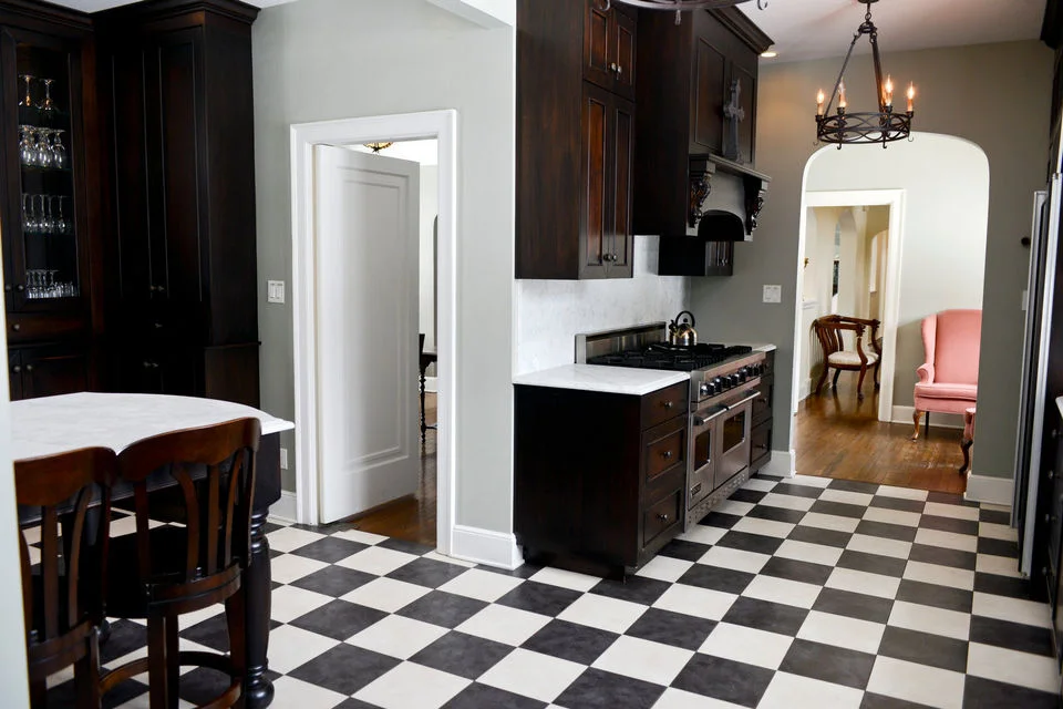The kitchen at DuPree Manor, located at 720 Goldenrod Avenue in Holland.
