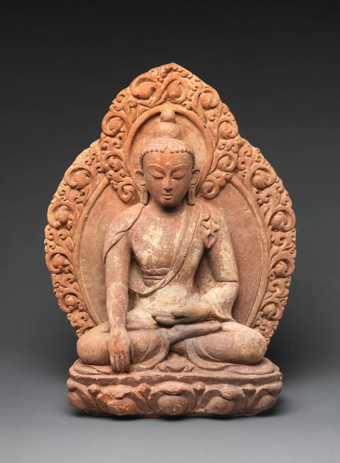 Akshobhya, the Buddha of the Eastern Pure Land. 16th-17th century. Nepal. The Met .
