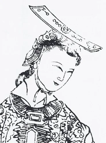 A 17th-century Chinese depiction of Wu, from Empress Wu of the Zhou , 1690. Wiki Commons .