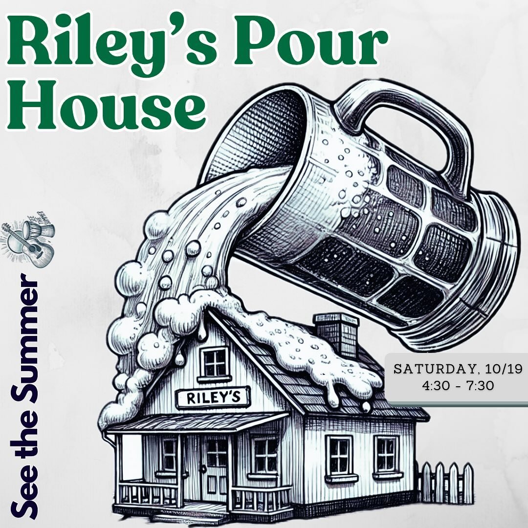 Looking forward to playing @rileyspourhouse this Saturday (10/19) from 4:30-7:30! Hope to see you there! 🎤🎸😎