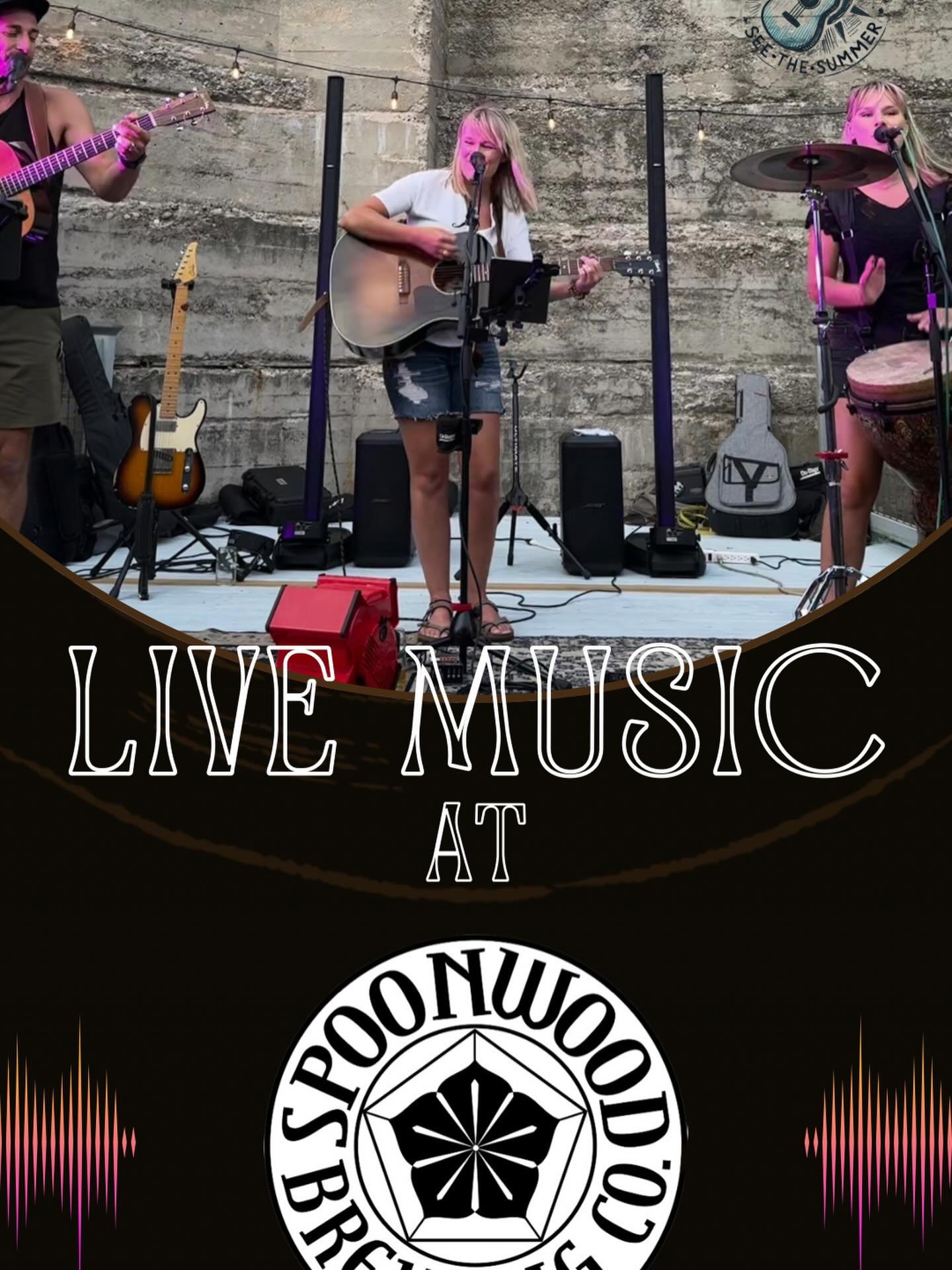 Happy to be back at @spoonwoodbrewing this Thursday (5/21) from 7-9! Hoping for some good weather so we can spend the night playing tunes! 😎🎸🎤