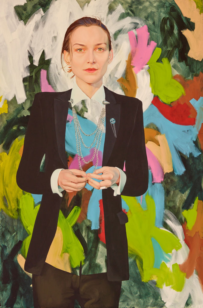 Kim Leutwyler painted the beautiful Ollie Henderson