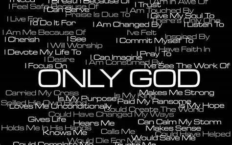 Who is the "...ONE GOD..."?