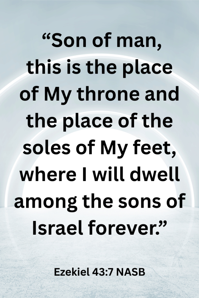 God’s Throne, and the Soles of God’s Feet