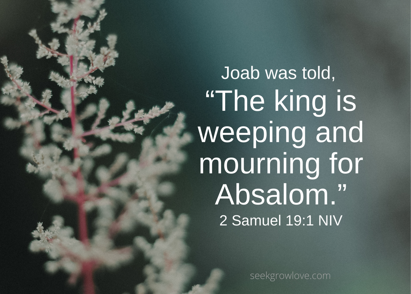 Forgiven and Grieving, but Still Moving