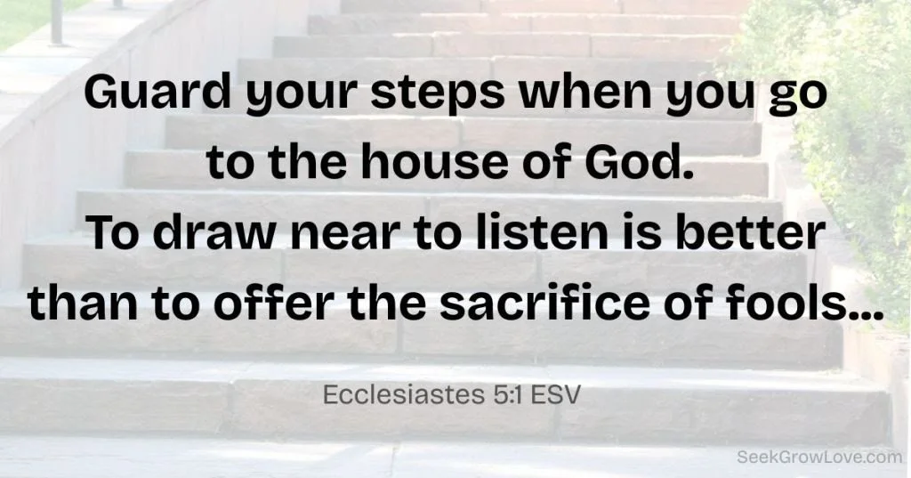  Draw Near to Listen