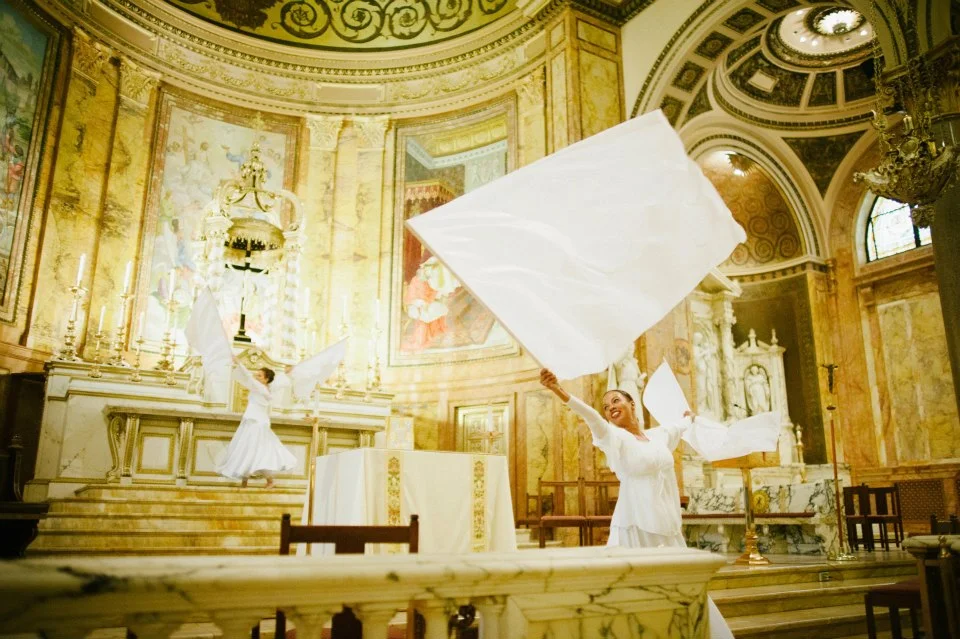 Wedding procession, St. Ignatius Loyola, June 2012 Dancers: Mignon Gillen & Margaret ©JBM Photography